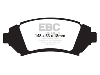 EBC Brakes Redstuff Brake Pad Sets Fronts Only - DP31728C