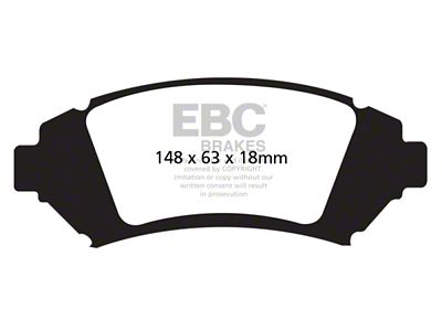 EBC Brakes Yellowstuff Brake Pad Sets Fronts Only - DP41728R