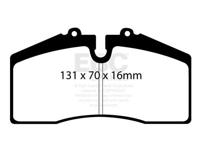 EBC Brakes Bluestuff Brake Pad Sets Fronts Only - DP51014NDX