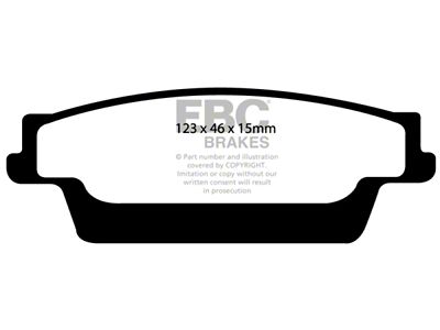 EBC Brakes Redstuff Brake Pad Sets Rears Only - DP31693C