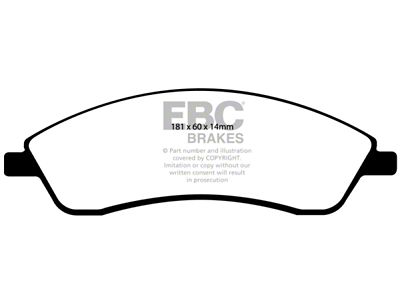 EBC Brakes Yellowstuff Brake Pad Sets Fronts Only - DP41692R