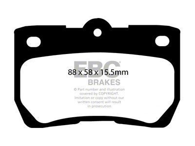 EBC Brakes Redstuff Brake Pad Sets Rears Only - DP31586C