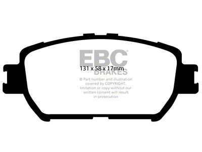 EBC Brakes Yellowstuff Brake Pad Sets Fronts Only - DP41642R