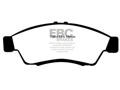 EBC Brakes Greenstuff Brake Pad Sets Fronts Only - DP21390