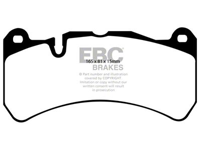 EBC Brakes Redstuff Brake Pad Sets Fronts Only - DP31591C