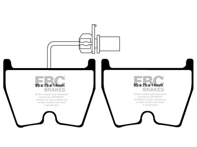 EBC Brakes Redstuff Brake Pad Sets Fronts Only - DP31513C