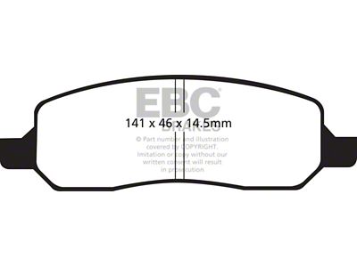 EBC Brakes Greenstuff Brake Pad Sets Rears Only - DP21770