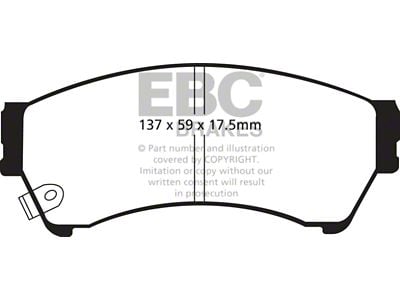 EBC Brakes Redstuff Brake Pad Sets Fronts Only - DP31765C