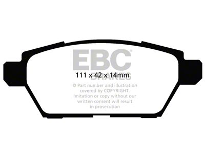 EBC Brakes Redstuff Brake Pad Sets Rears Only - DP31766C
