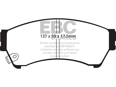 EBC Brakes Ultimax2 Brake Pad Sets Fronts Only - UD1164