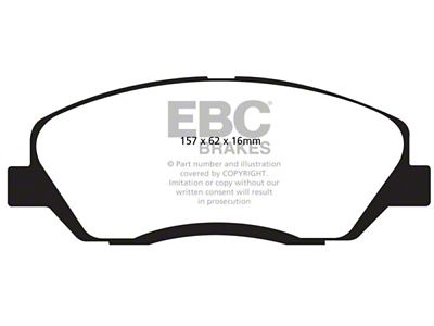 EBC Brakes Greenstuff Brake Pad Sets Fronts Only - DP61783