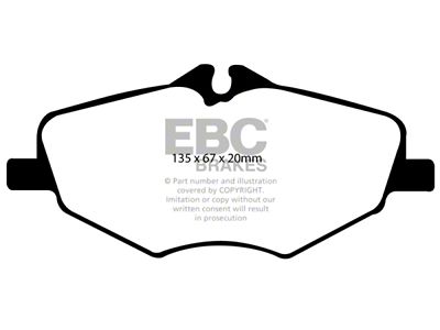EBC Brakes Yellowstuff Brake Pad Sets Fronts Only - DP41488R