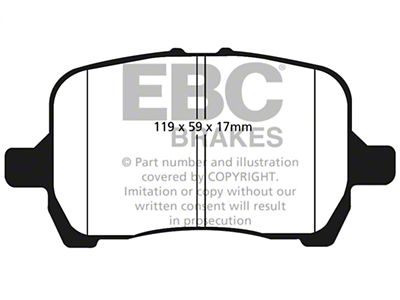 EBC Brakes Bluestuff Brake Pad Sets Fronts Only - DP51763NDX