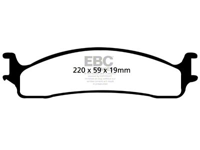 EBC Brakes Greenstuff Brake Pad Sets Fronts Only - DP61650