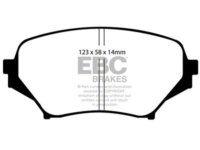 EBC Brakes Greenstuff Brake Pad Sets Fronts Only - DP21774