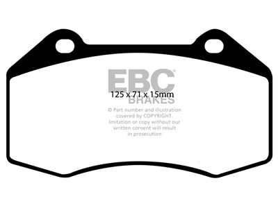 EBC Brakes Ultimax2 Brake Pad Sets Fronts Only - UD1379
