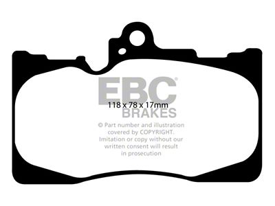 EBC Brakes Greenstuff Brake Pad Sets Fronts Only - DP21589