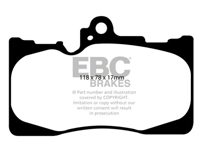 EBC Brakes Redstuff Brake Pad Sets Fronts Only - DP31589C