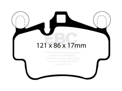 EBC Brakes Bluestuff Brake Pad Sets Fronts Only - DP52029NDX