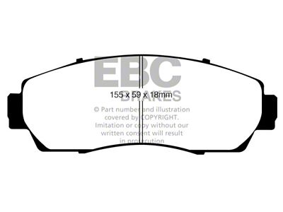 EBC Brakes Greenstuff Brake Pad Sets Fronts Only - DP21743