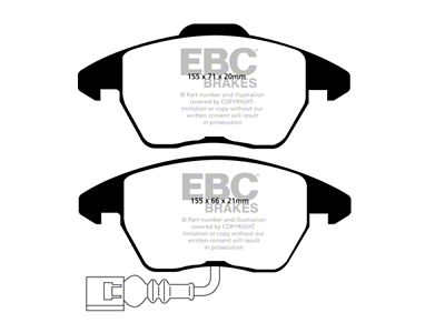 EBC Brakes Yellowstuff Brake Pad Sets Fronts Only - DP41945R