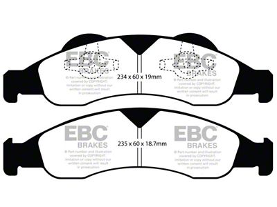 EBC Brakes Greenstuff Brake Pad Sets Fronts Only - DP61803