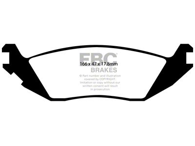 EBC Brakes Bluestuff Brake Pad Sets Rears Only - DP51639NDX