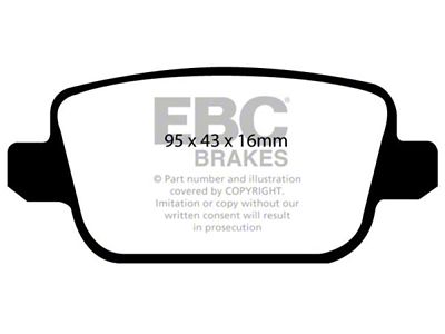 EBC Brakes Greenstuff Brake Pad Sets Rears Only - DP61933