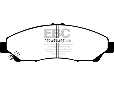 EBC Brakes Yellowstuff Brake Pad Sets Fronts Only - DP41801R