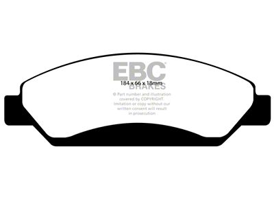 EBC Brakes Greenstuff Brake Pad Sets Fronts Only - DP61742
