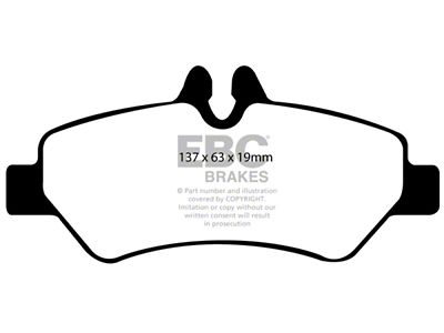 EBC Brakes Ultimax2 Brake Pad Sets Rears Only - UD1317