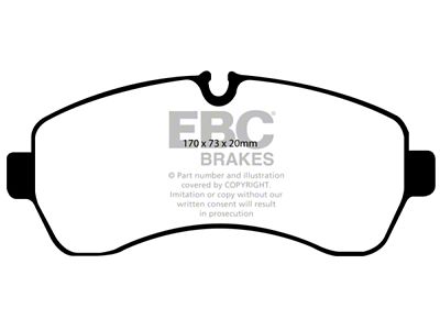 EBC Brakes Ultimax2 Brake Pad Sets Fronts Only - UD1268