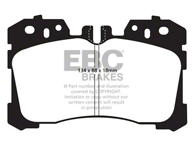 EBC Brakes Redstuff Brake Pad Sets Fronts Only - DP31811C