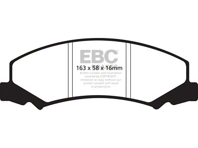 EBC Brakes Redstuff Brake Pad Sets Fronts Only - DP31762C