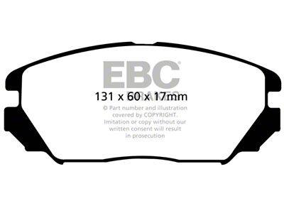 EBC Brakes Greenstuff Brake Pad Sets Fronts Only - DP21757