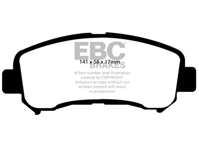EBC Brakes Greenstuff Brake Pad Sets Fronts Only - DP61954
