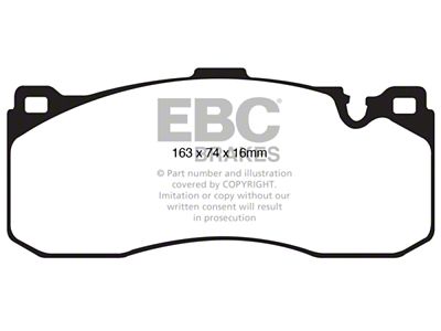 EBC Brakes Yellowstuff Brake Pad Sets Fronts Only - DP41995R