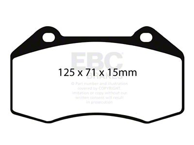 EBC Brakes Bluestuff Brake Pad Sets Fronts Only - DP51539NDX