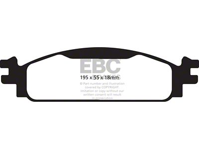EBC Brakes Ultimax2 Brake Pad Sets Fronts Only - UD1376