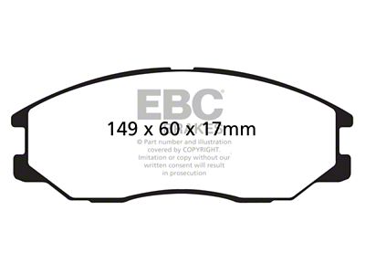 EBC Brakes Greenstuff Brake Pad Sets Fronts Only - DP61558