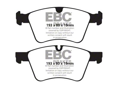EBC Brakes Yellowstuff Brake Pad Sets Fronts Only - DP41860R