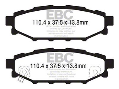 EBC Brakes Bluestuff Brake Pad Sets Rears Only - DP51584NDX