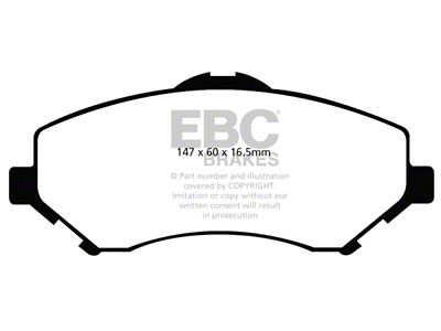 EBC Brakes Greenstuff Brake Pad Sets Fronts Only - DP61798