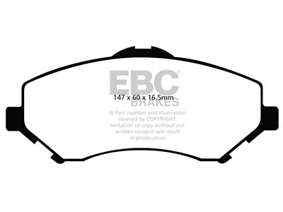 EBC Brakes Yellowstuff Brake Pad Sets Fronts Only - DP41798R