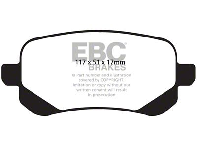 EBC Brakes Yellowstuff Brake Pad Sets Rears Only - DP41840R