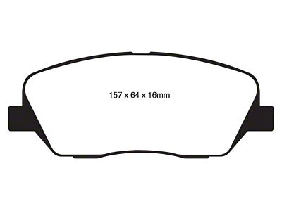 EBC Brakes 08-11 Kia Borrego 3.8 Yellowstuff Front Brake Pads