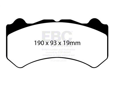 EBC Brakes Bluestuff Brake Pad Sets Fronts Only - DP51983NDX