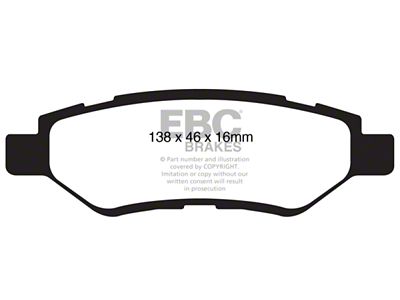 EBC Brakes Ultimax2 Brake Pad Sets Rears Only - UD1337