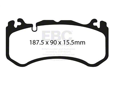 EBC Brakes Bluestuff Brake Pad Sets Fronts Only - DP51939NDX