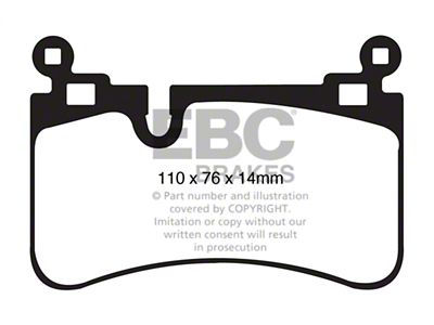 EBC Brakes Bluestuff Brake Pad Sets Rears Only - DP51839NDX